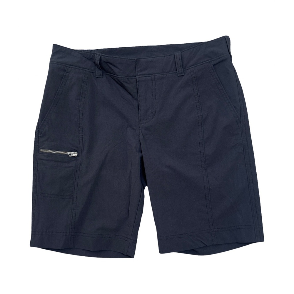 Athleta Black Bermuda Active Shorts Size 6 Hiking